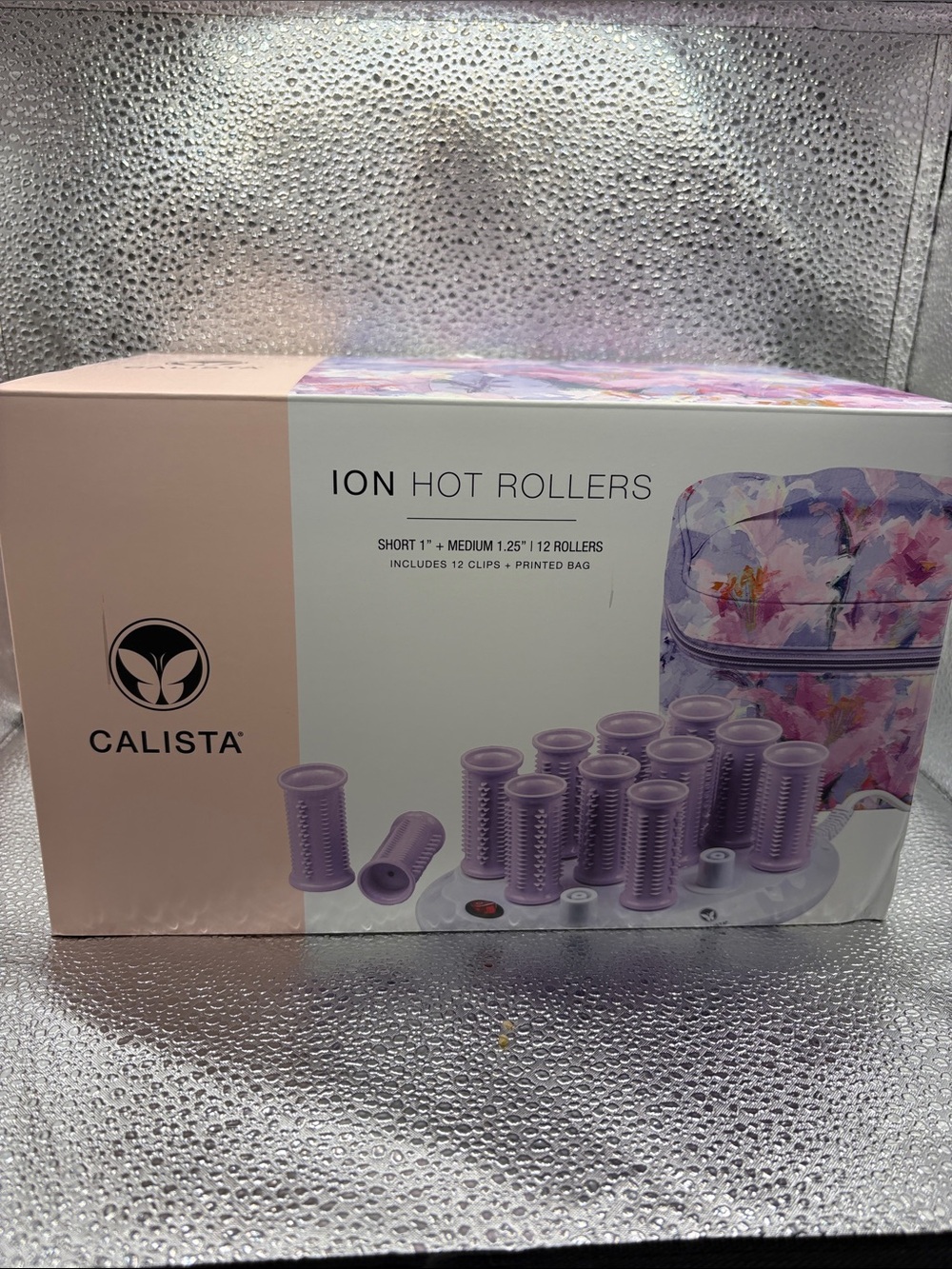Calista short and medium Hot Rollers Set - Lavender NWOT